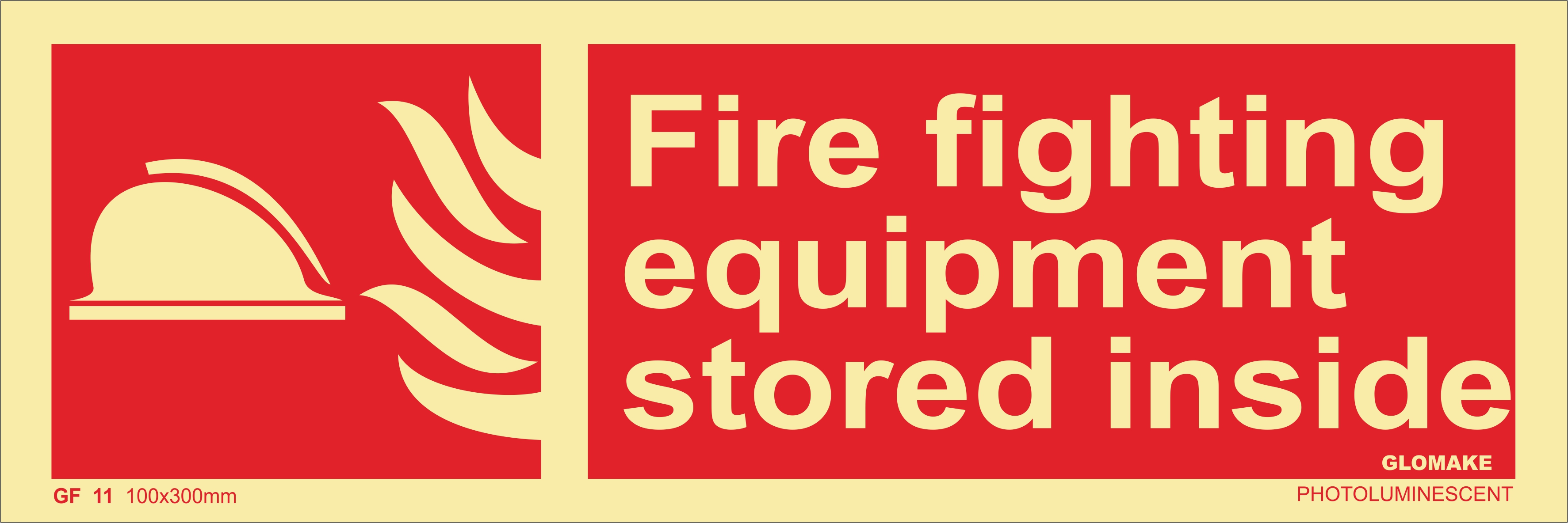 FIRE FIGHTING EQUIPMENT STORED INSIDE
(GF 11)